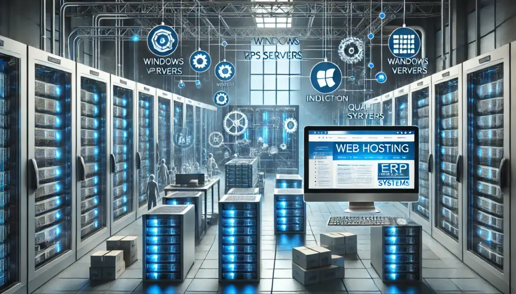 Empresa de manufactura con servidores VPS Windows