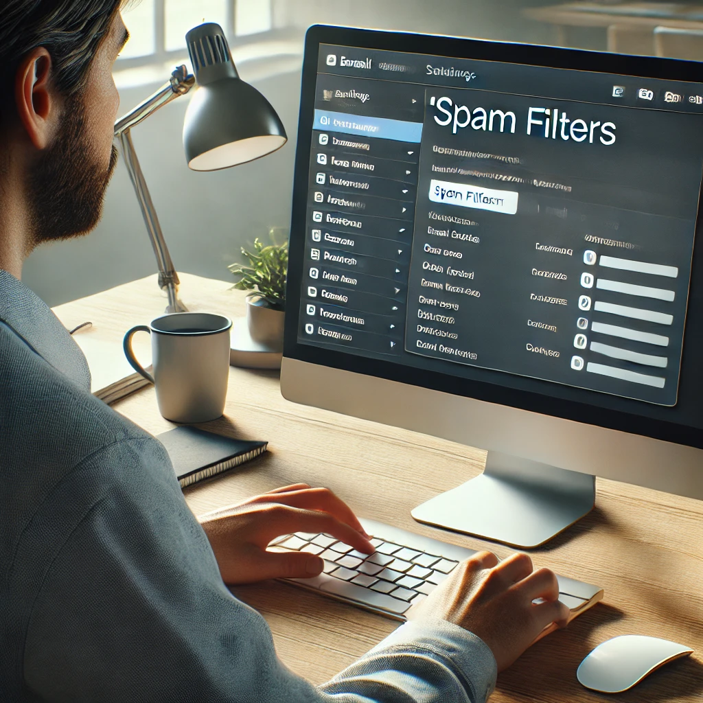 Activa la función de spam filters en tu bandeja de correo electrónico para solucionar uno de los problemas más comunes de hospedaje web con cpanel