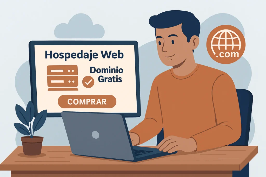 contratar hospedaje web con cPanel y dominio incluido