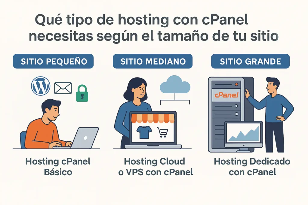 Hosting cPanel para sistemas grandes o ecommerces complejos
