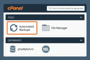 Respaldos automáticos en cPanel
