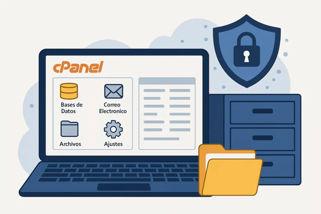 Seguridad en hospede web cPanel para almacenamiento de información