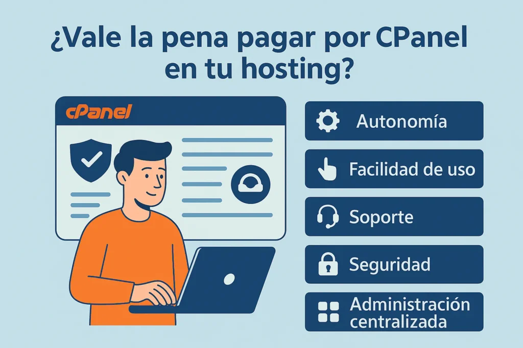 ¿Vale la pena pagar por cPanel en tu hosting?