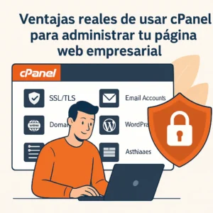 ventajas de usar cPanel para administrar tu página web empresarial