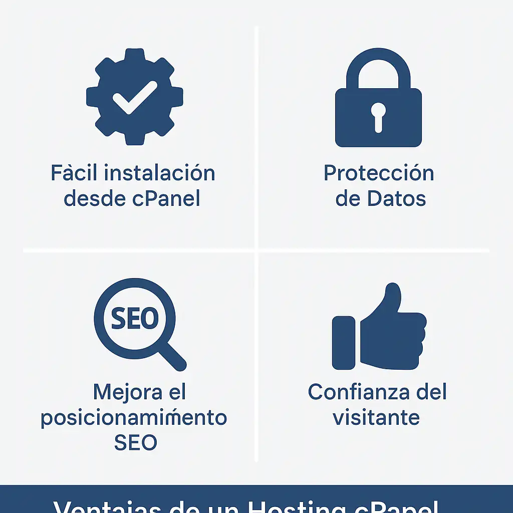 Ventajas de hosting cPanel con certificados SSL gratis