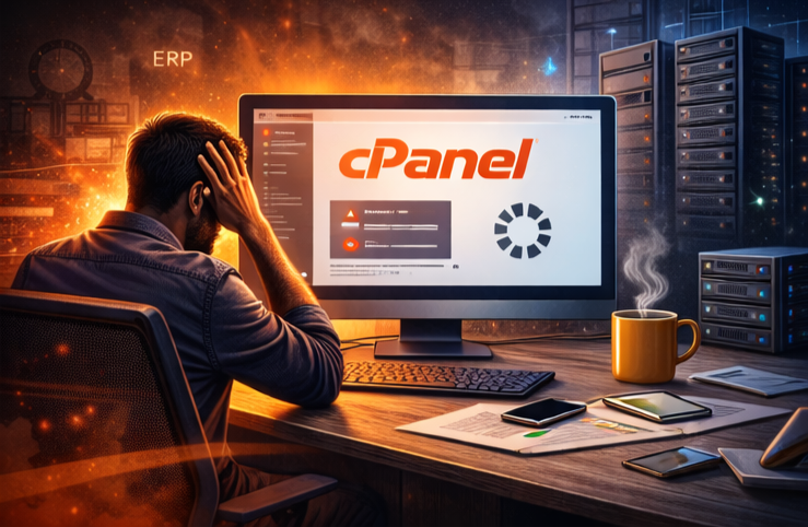 hosting cPanel es lento por saturación del servidor y problemas de rendimiento